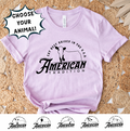 Raised in the USA-CHOOSE YOUR ANIMAL– Bella Canvas T-Shirt