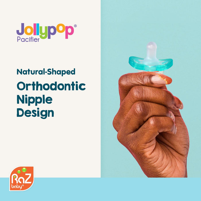RaZbuddy Mario Monkey Paci/ Teether Holder with JollyPop Pacifier