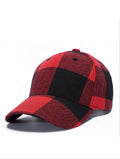 red buffalo plaid cap