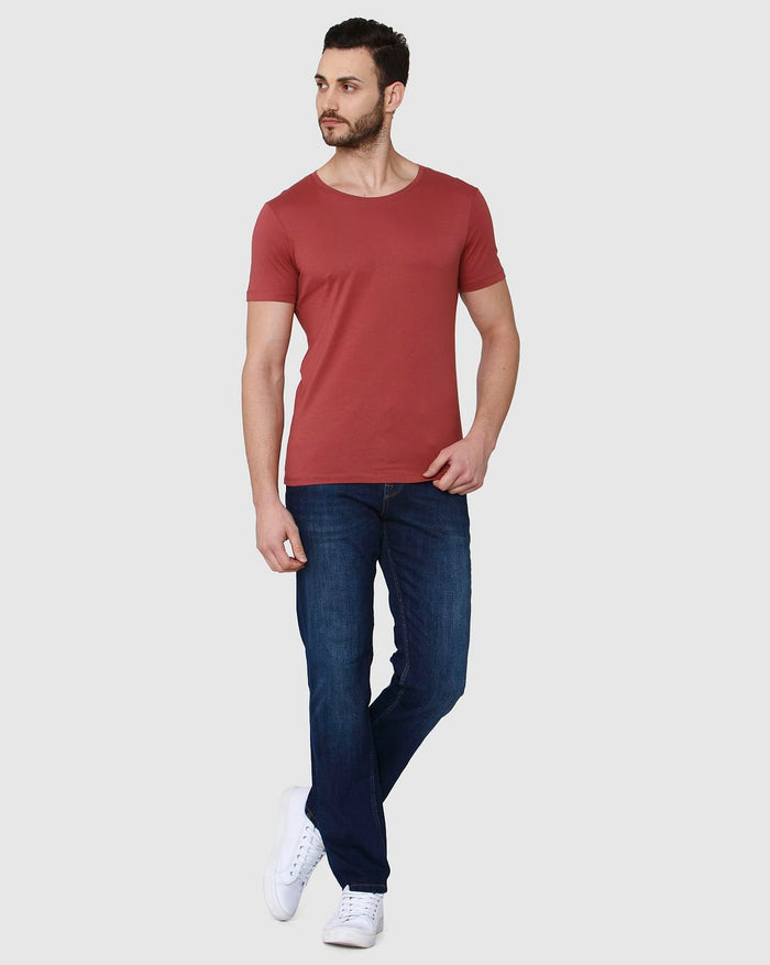 Red Crew Neck T-Shirt