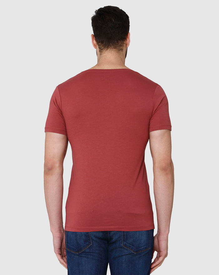 Red Crew Neck T-Shirt