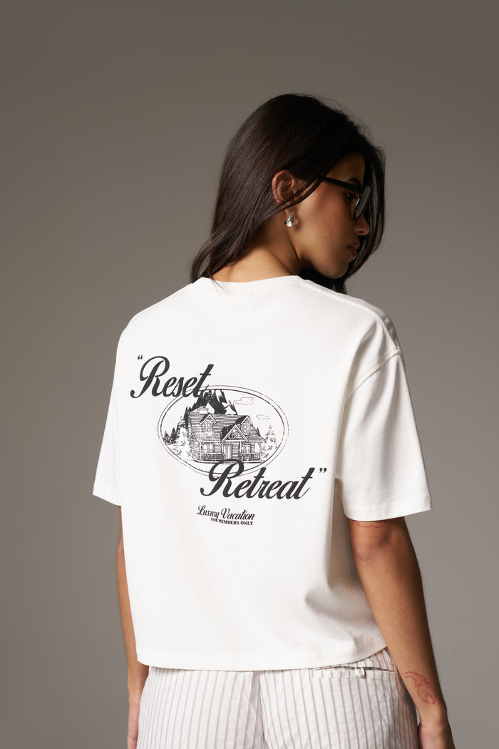 RESET RETREAT T-SHIRT - OFF WHITE