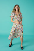 RIGOBERTA DRESS (WHITE/MULTI)