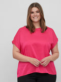 Riley Satin Top (Pink Yarrow)