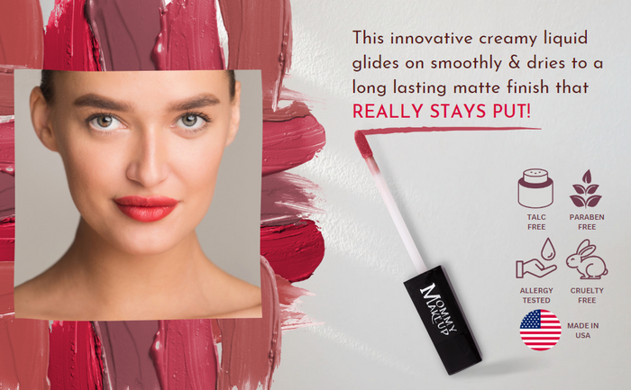 Roxie Stay Put Matte Lip Cream | Stunning Kiss-Proof Lipstick - RFE Marketing Ventures