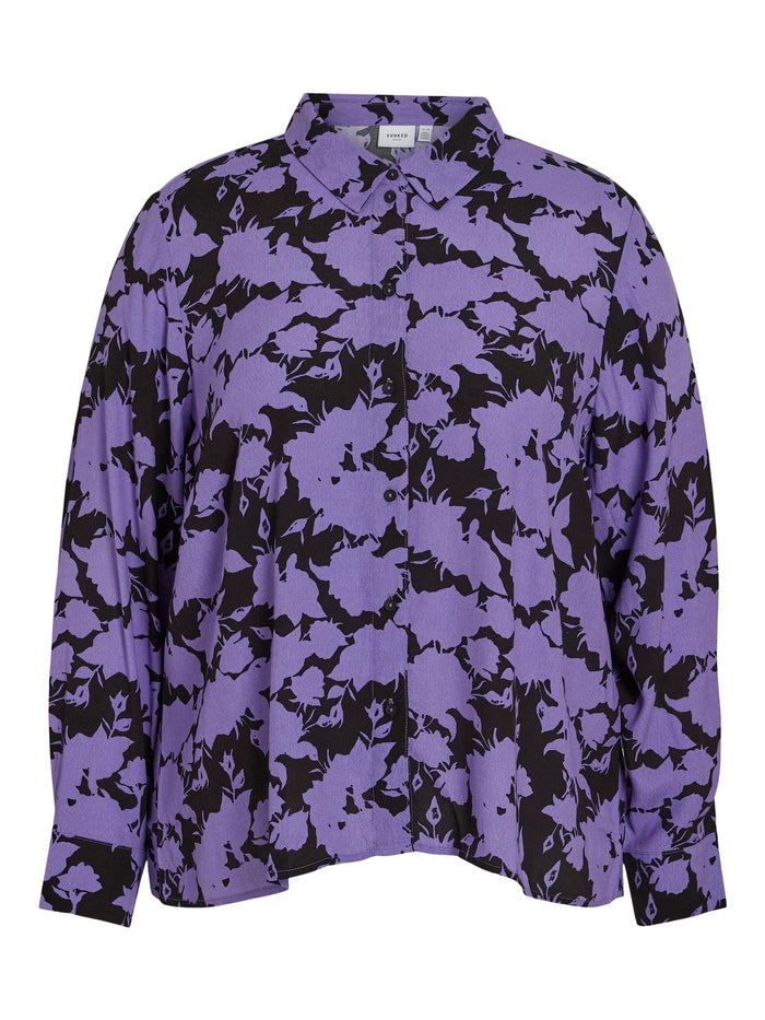 RUMA SHIRT (BLACK FLOWER)
