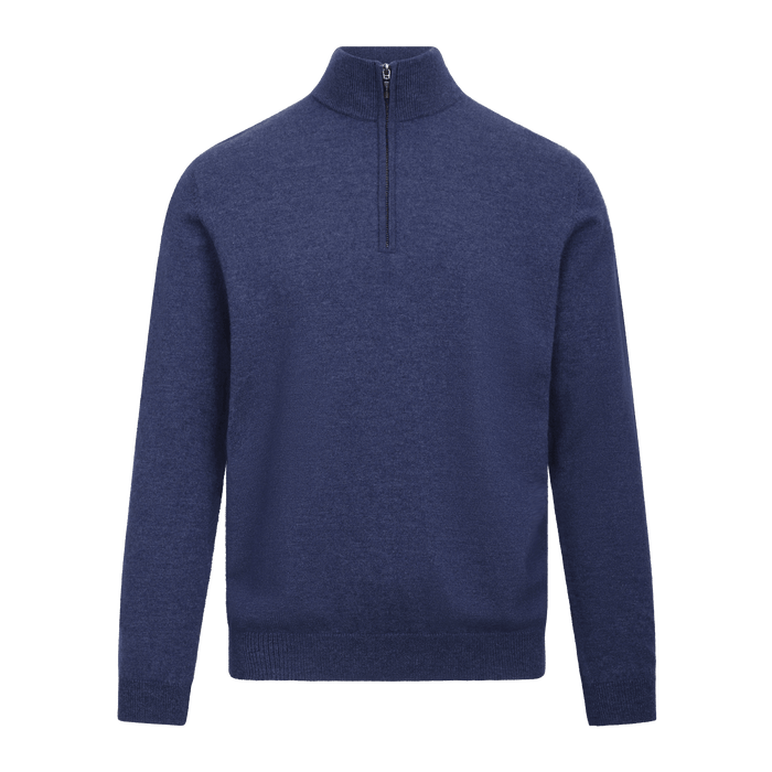 Urban Pioneers Male Sairus Half-Zip SWEATER MID BLUE