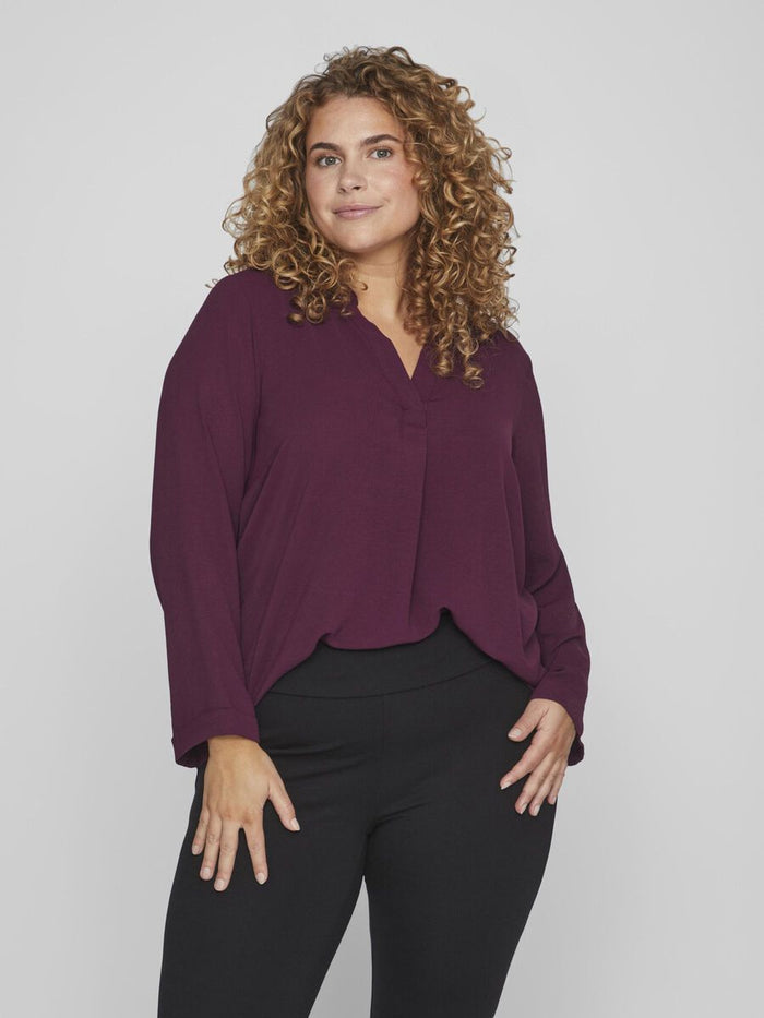 Sala V-Neck Top (Winter Bloom)