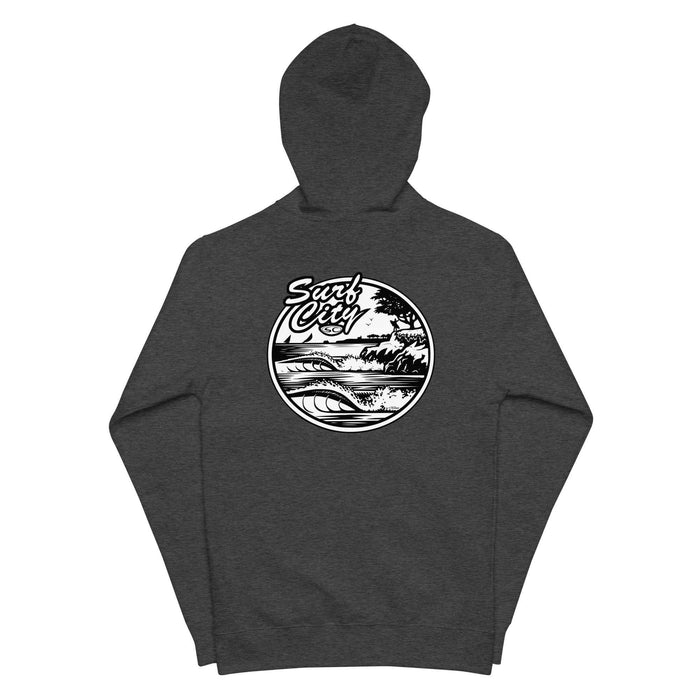 Santa Cruz SS SURF CITY Hoodie - Premium Men's Zip Hoodie from Surf Shop