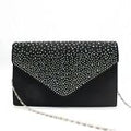 Satin and Diamante Evening Bag