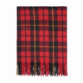 Scottish Highland Tartan Wool Blend Blanket Throw - WALLACE - Heritage Of Scotland -