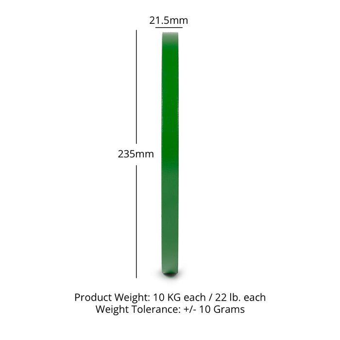 10 KG Single Calibrated Steel Plate