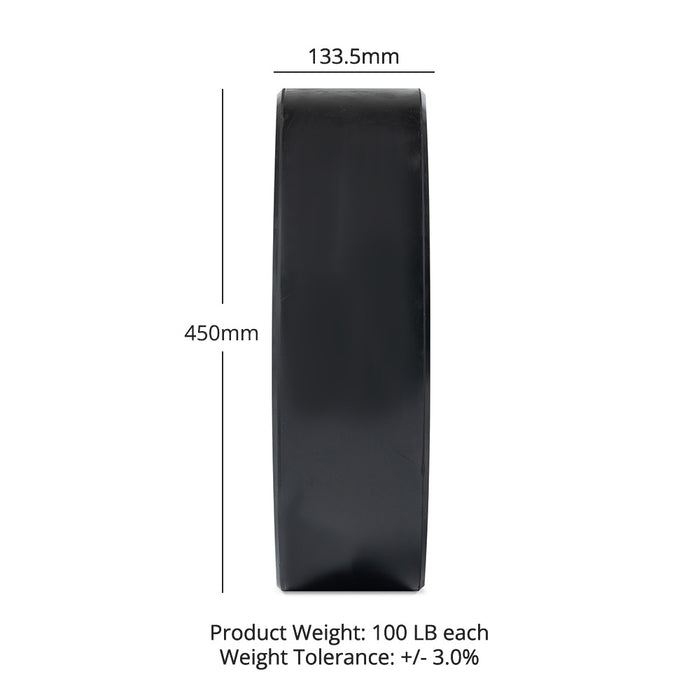100 LB Single Economy Bumper Plate