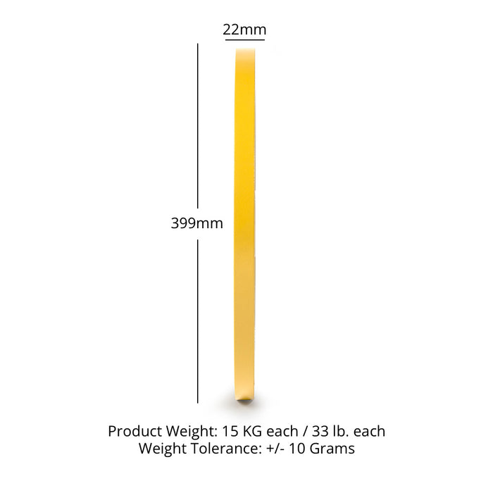 15 KG Single Calibrated Steel Plate