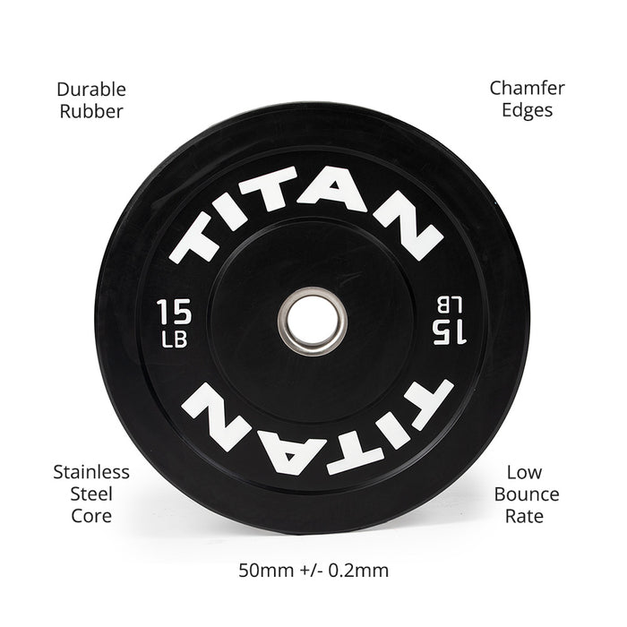 15 LB Pair Economy Bumper Plates