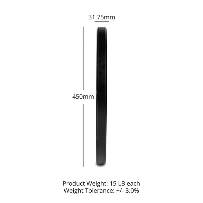 15 LB Pair Economy Bumper Plates
