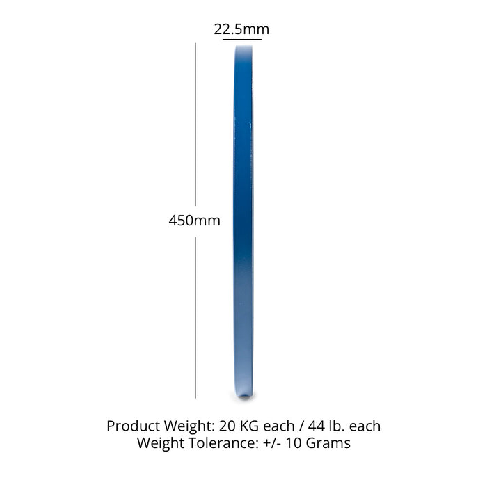 20 KG Single Calibrated Steel Plate