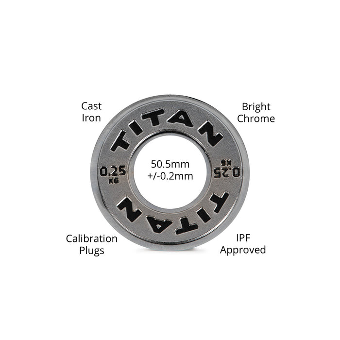 .25 KG Pair Calibrated Steel Plates