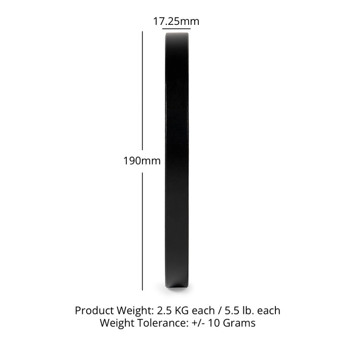 2.5 KG Pair Calibrated Steel Plates