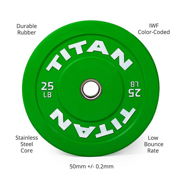 25 LB Pair Economy Color Bumper Plates