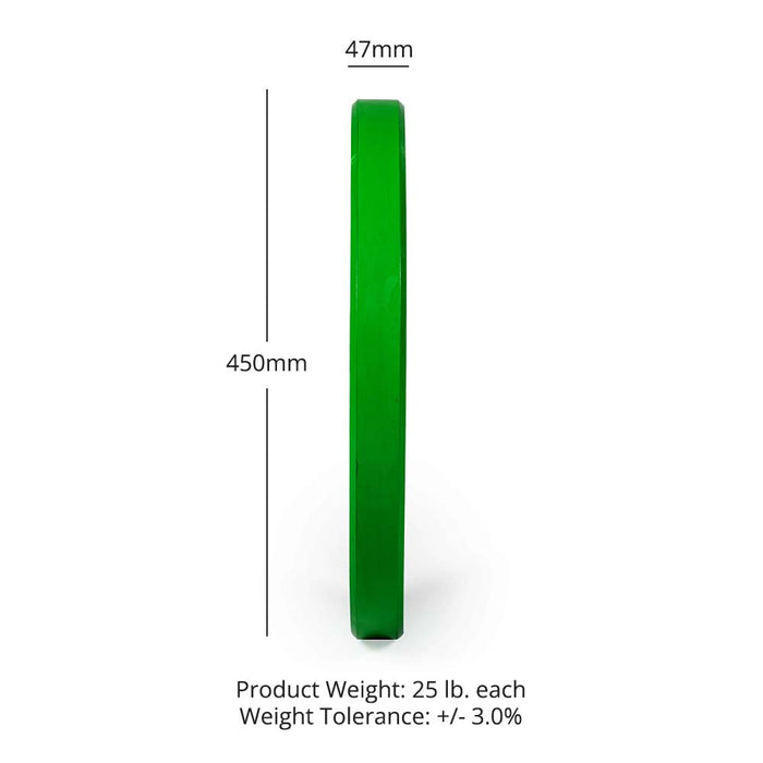 25 LB Pair Economy Color Bumper Plates