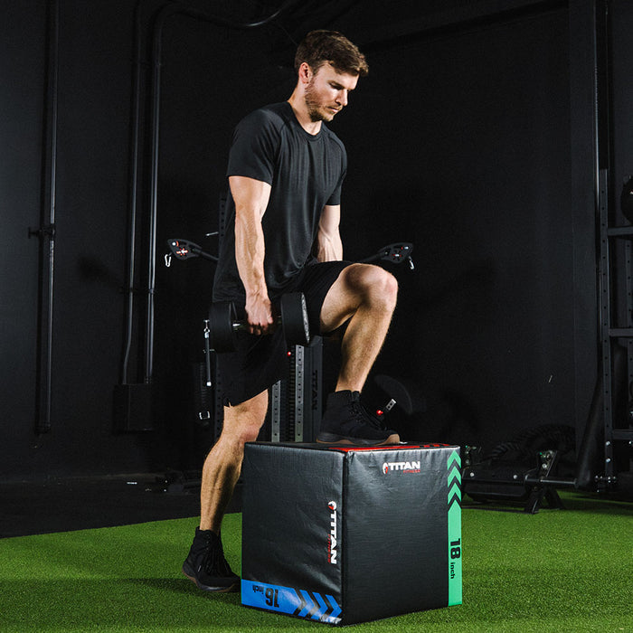 3-In-1 Heavy Foam Plyometric Box | 16 x 18 x 20in