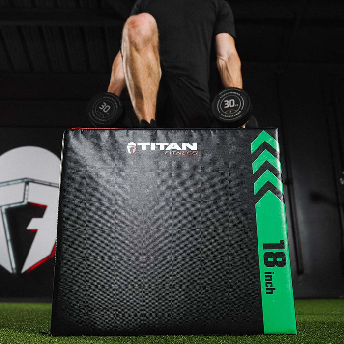 3-In-1 Heavy Foam Plyometric Box | 16 x 18 x 20in