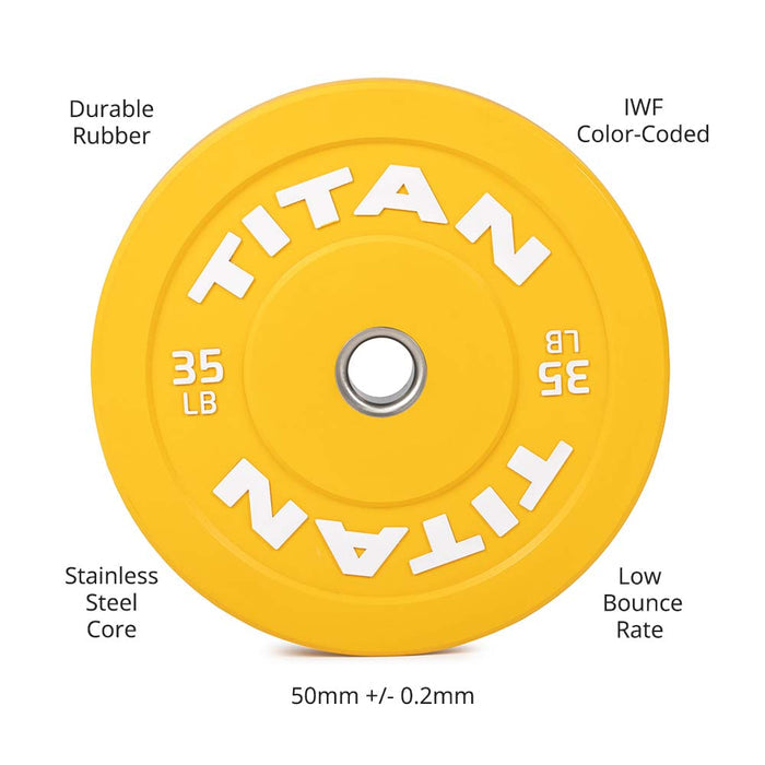 35 LB Single Economy Color Bumper Plate