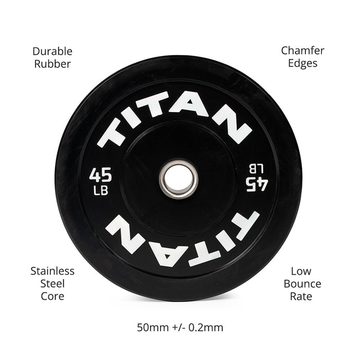 45 LB Single Economy Bumper Plate
