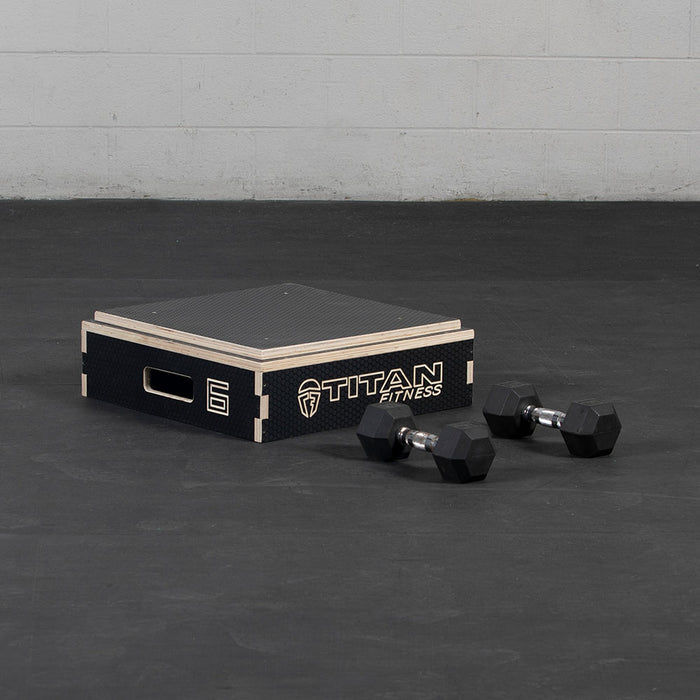 6" Stackable Wooden Plyo Box