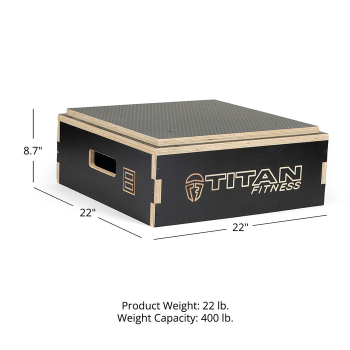8" Stackable Wooden Plyo Box