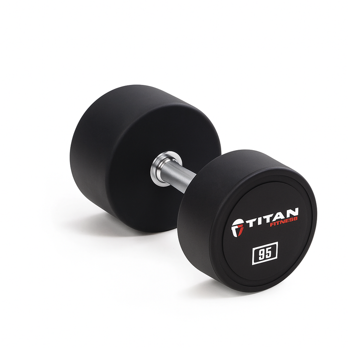 Scratch and Dent, 95 LB Classic Round Urethane Dumbbell