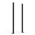 Scratch and Dent, Titan Series Black Bolt Down Uprights | 2 Pack