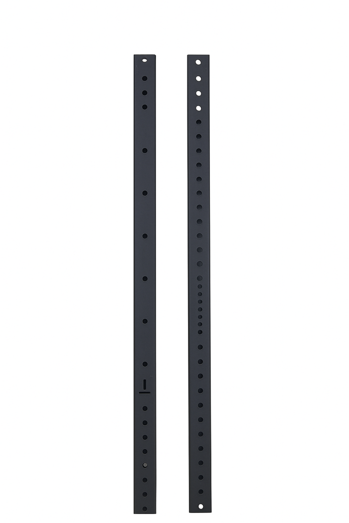 Scratch and Dent, X-3 Flat Foot Series Black Uprights | 2 Pack