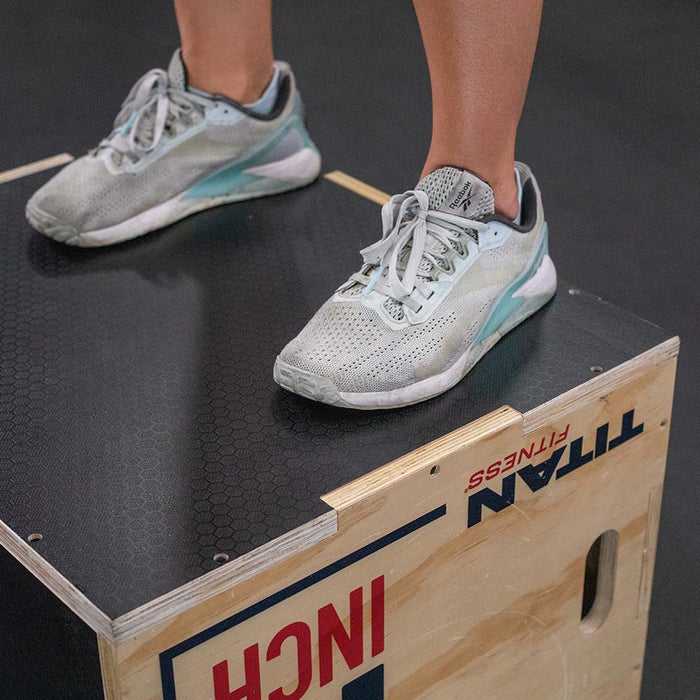 Youth 3-in-1 Wooden Plyometric Box – 12" x 14" x 16"