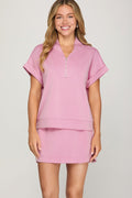 Scuba Half-Zip & Skort Set
