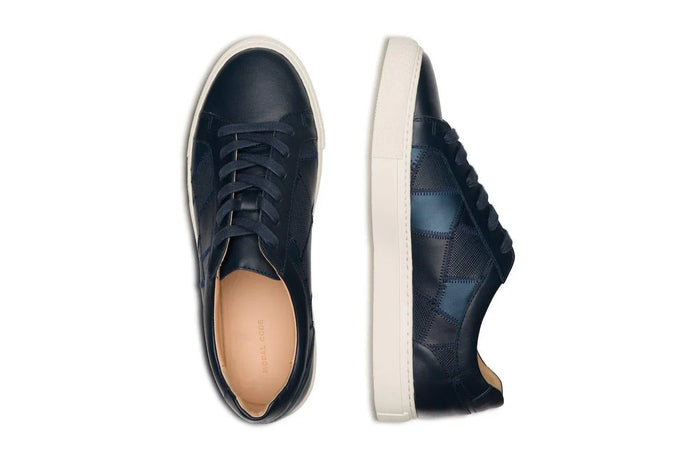 Moral Code Shale Men's Upcycled Sneaker - #color_navy-multi