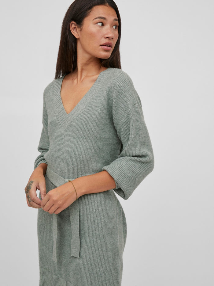 Sharon V-Neck Dress (Laurel)