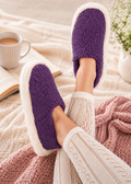 Sheep by the Sea Slippers | Purple