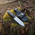 Sheepsfoot D2 Hunting Knife - Precision Control with Leather Sheath - RFE Marketing Ventures