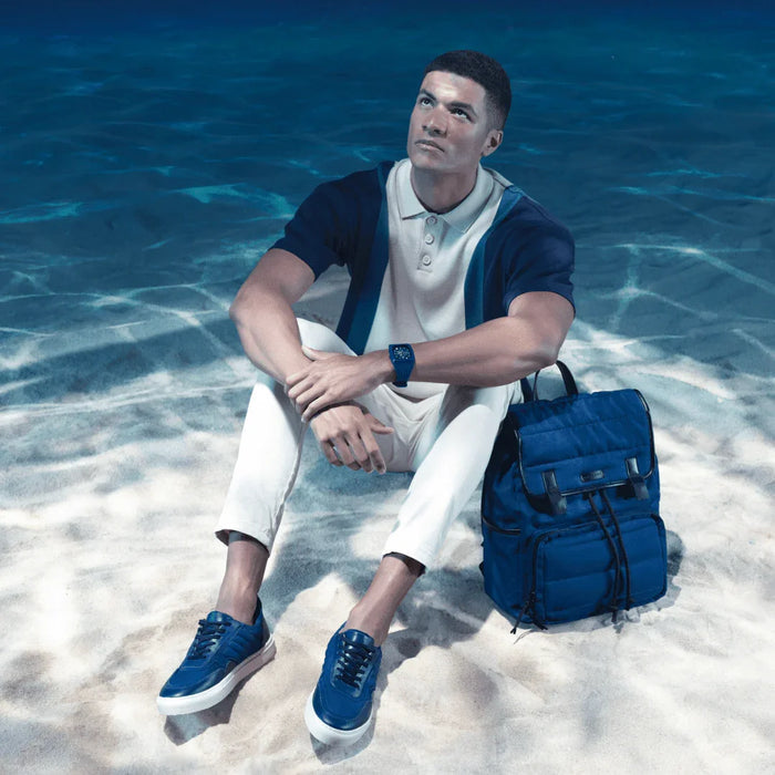 Moral Code Shore Men's Casual Lace-up Sneaker - #color_navy