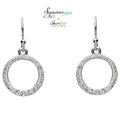 Signature 925 Collecton Silver Circle Earrings