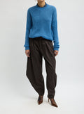 SILK SUPER KID MOHAIR CREWNECK EASY PULLOVER