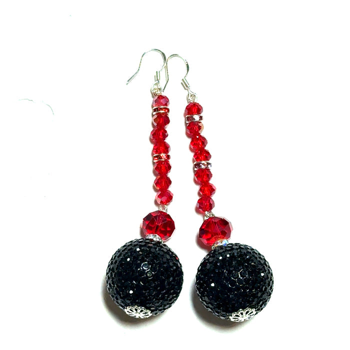 Style the Sleek Crystal Ball Statement Earring exclusively at Born To Glam