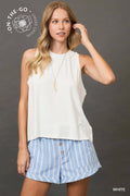 Sleeveless Knit Tank Top