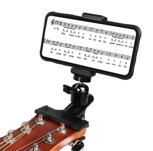 Smartphone Guitar Stand: Elevate Your Performance with the Phone Guitar Clip Stand