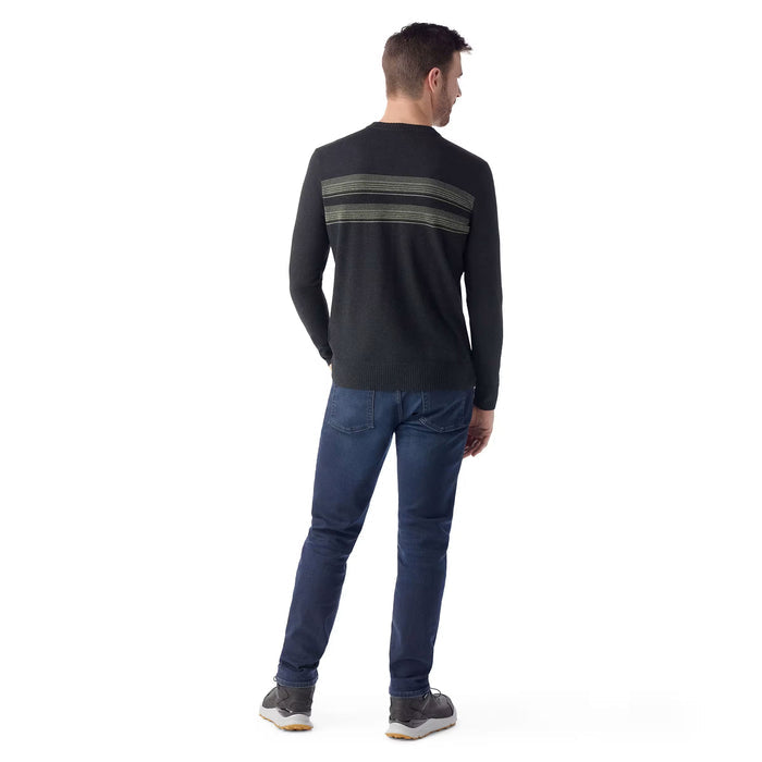 SMARTWOOL MENS SPARWOOD STRIPE CREW SWEATER