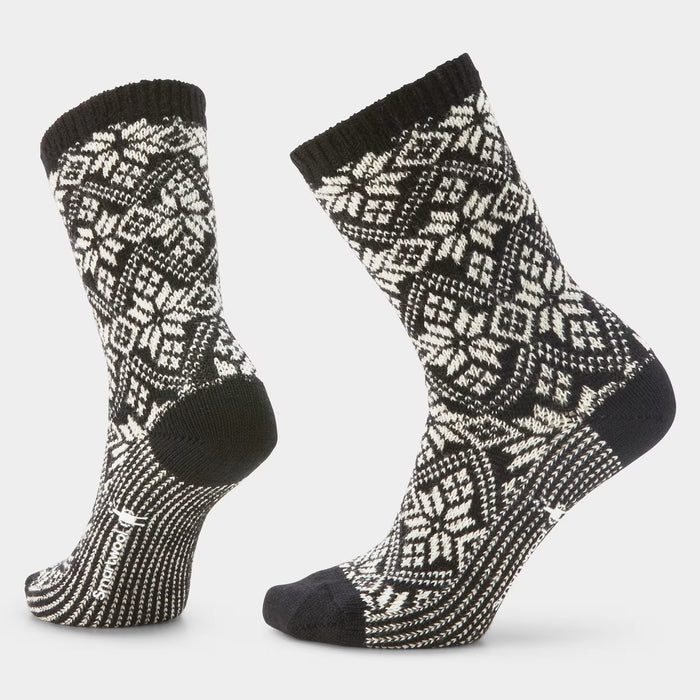 SMARTWOOL WOMENS EVERYDAY COZY TRADITIONAL SNOWFLAKE CREW SOCKS