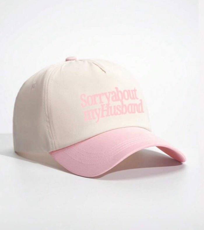 "Sorry About My Husband" Two-Tone Baseball Cap