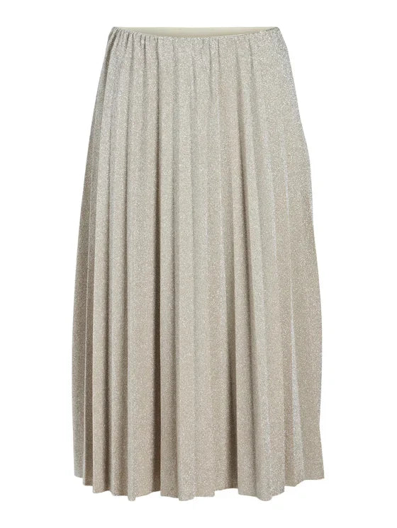 Sparkel Midi Skirt (Birch/Silver)